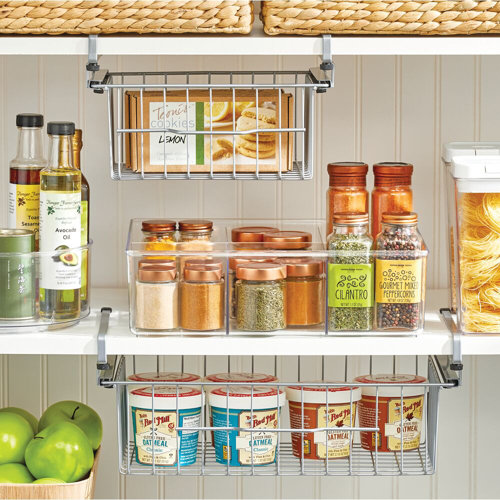 Mdesign Compact Hanging Under Shelf Basket Wayfair